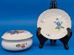 Harnais - Meissen – boîte et assiette – porcelaine avec