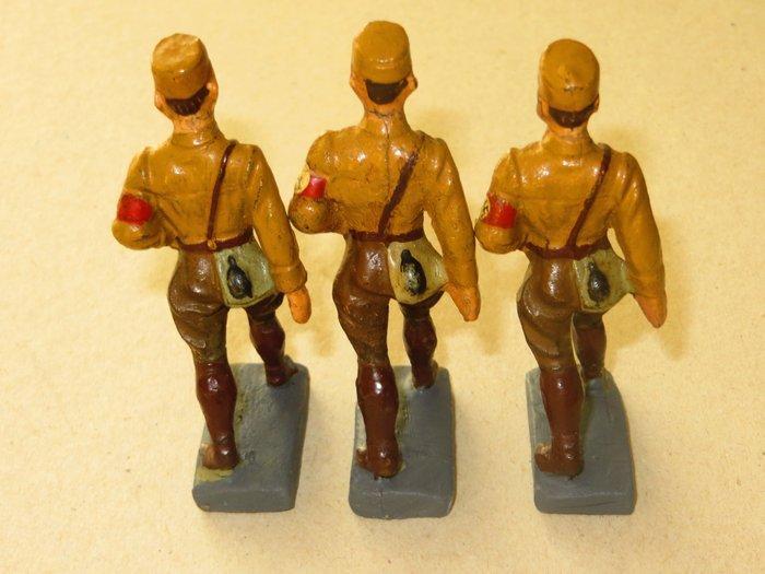 Elastolin - Figuur - Lineol 3 soldats Allemand SA rare (3) -, Enfants & Bébés, Jouets | Autre