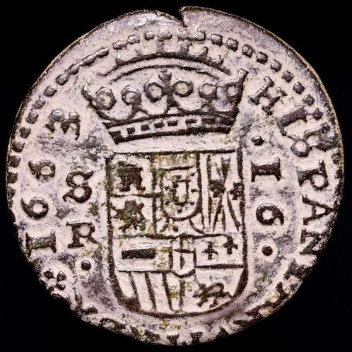 Espagne. Philippe IV. 16 Maravedís Acuñados en Sevilla en el, Postzegels en Munten, Munten | Europa | Niet-Euromunten