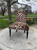 Fauteuil - Hout, Faux bont, Metaal, Messing
