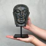 Beeld, NO RESERVE PRICE - Javanese Budha Head on a custom