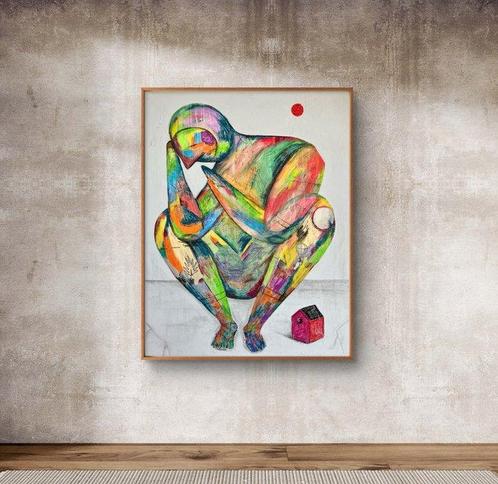 HÄKKI - Do nada, eu me ergo - XL, Antiek en Kunst, Kunst | Schilderijen | Modern