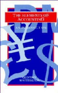 The elements of accounting by Geoffrey Whittington, Livres, Livres Autre, Envoi