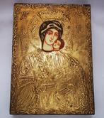 Icoon - De Allerheiligste Theotokos, de Madonna, de Moeder, Antiek en Kunst