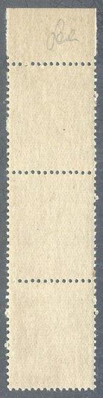 Italie 1928 - Imperial 20 cent. Bande de 3. Deux avec, Gestempeld