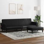 vidaXL 2-delige Loungeset kunstleer zwart, Huis en Inrichting, Verzenden, Nieuw