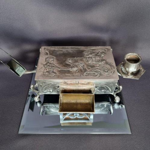 Boîte à cigares - métal, Antiek en Kunst, Kunst | Designobjecten