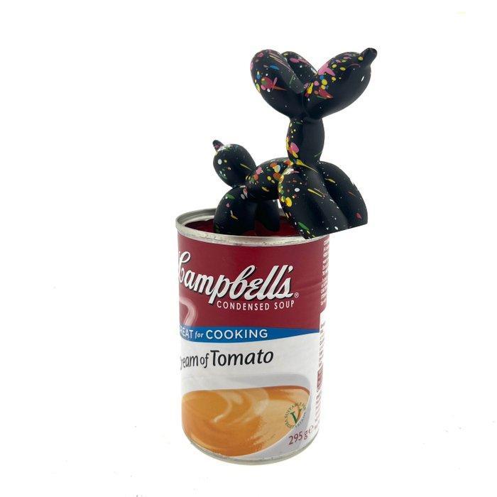 Koen Betjes (1992) - splash Balloon Dog (black) x Campbell’s, Antiquités & Art, Art | Objets design