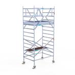 Rolsteiger Professional 135x190 5,2m werkhoogte vrijstaand, Doe-het-zelf en Bouw, Steigers, Verzenden, Nieuw, Rolsteiger of Kamersteiger