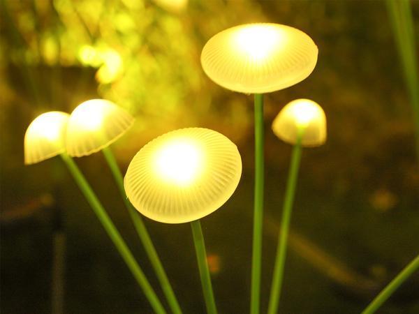 Veiling - Solar tuinverlichting - paddenstoelen, Tuin en Terras, Buitenverlichting