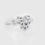 Zonder Minimumprijs - Ring - 14 karaat Witgoud, IGI 3.01ct E, Handtassen en Accessoires, Ringen, Nieuw