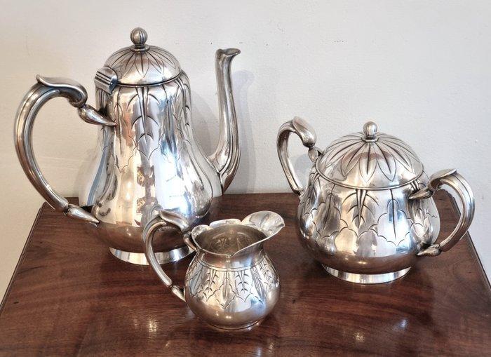 Christofle - Koffieservies - Verzilverd - tijdperk 1862-1935, Antiek en Kunst, Antiek | Meubels | Tafels