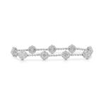 Bracelet - 18 carats Or blanc - 6.02ct. tw. Diamant