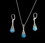 Larimar. Pièces uniques de fabrication artisanale sur argent