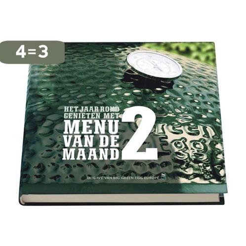 Big Green Egg / 2 / Big Green Egg Menu van de Maand kookboek, Boeken, Kookboeken, Zo goed als nieuw, Verzenden