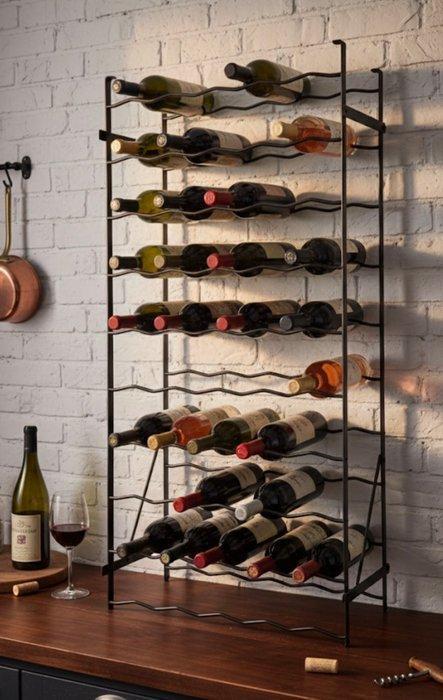 Wijnrek - IJzer, Antiquités & Art, Curiosités & Brocante