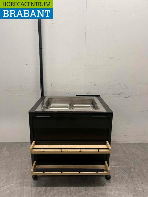 RVS Ideal Ake Open koeling koelvitrine displaykoeling 90 cm, Zakelijke goederen, Horeca | Keukenapparatuur, Ophalen of Verzenden