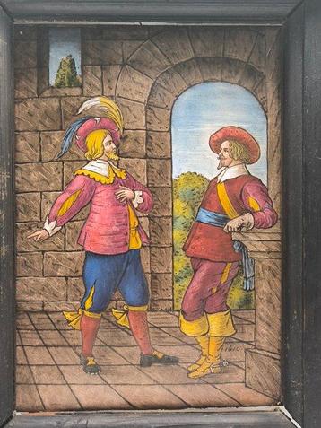 Cadre photo - Bois, Émail, Métal