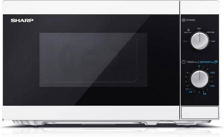 Sharp YC-MS01E-W Magnetron 800W - 20 liter - wit, Elektronische apparatuur, Microgolfovens, Zo goed als nieuw, Verzenden