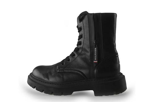 Tommy Hilfiger Veterboots in maat 34 Zwart | 5% extra, Kinderen en Baby's, Kinderkleding | Schoenen en Sokken, Jongen of Meisje