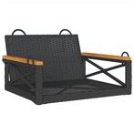 Schommelbank 63cm zwart - OP = OP - Tuinplezier!, Verzenden, Nieuw, Rotan, Schommelbank