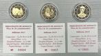 Monaco. 2 Euro 2017/2019 (3 monnaies) Proof (Sans Prix de, Postzegels en Munten, Munten | Europa | Euromunten