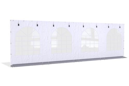 Partytent zijwand PVC met ramen | 8 meter | 220cm hoog |, Jardin & Terrasse, Tonnelles, Envoi