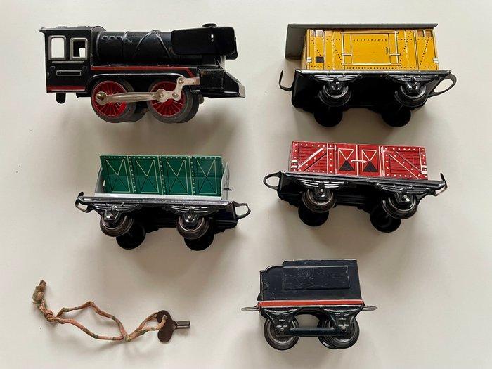 Onbekend (Made in Western Germany) - Trein van tin, “Made in, Antiek en Kunst, Antiek | Speelgoed