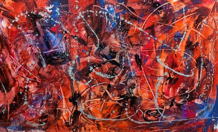 Anastasiya Tumanova - Viens on s’aime.-XXL, Antiek en Kunst, Kunst | Schilderijen | Modern