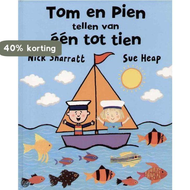 Tom En Pien Tellen Van Een Tot Tien 9789026998225 Sue Heap, Boeken, Prentenboeken en Plaatjesalbums, Zo goed als nieuw, Verzenden
