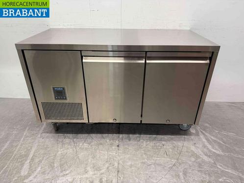 RVS Polar UA006 Verrijdbare vrieswerkbank 2 deuren 1/1 GN, Zakelijke goederen, Horeca | Keukenapparatuur, Ophalen of Verzenden
