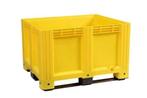 Palletbox kunststof gesloten 120x100x78cm nieuw Grijs, Ophalen of Verzenden, Nieuw