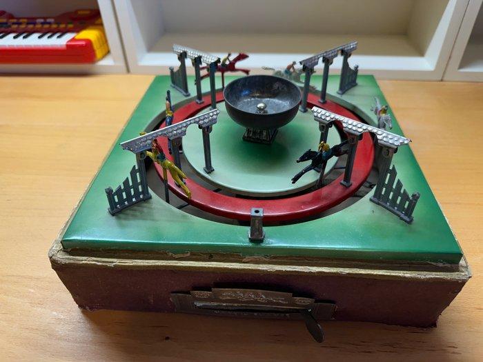 JDeP - Blikken speelgoed - Jeu De Course Mechanical Horse, Antiek en Kunst, Antiek | Speelgoed