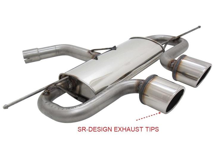 R32 R20 Sport Look Uitlaat Systeem voor Volkswagen Golf 5 &, Auto diversen, Tuning en Styling, Ophalen of Verzenden