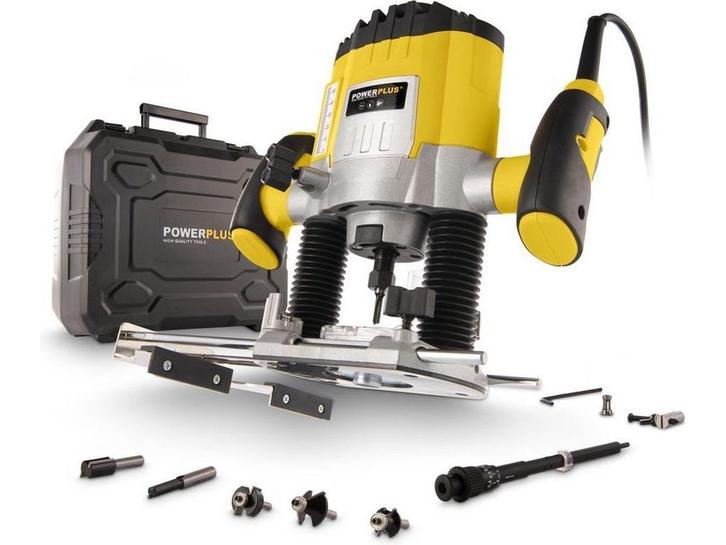 Powerplus Bovenfrees - 1200 W - 6 frezen - 35 mm diep, Bricolage & Construction, Outillage | Foreuses, Envoi