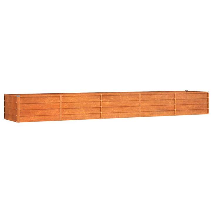 Grote Cortenstaal Plantenbak 400cm - Tweede Kansje - Tuin..., Tuin en Terras, Bloembakken en Plantenbakken, 30 tot 60 cm, 100 cm of meer