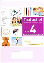 Taal Actief christelijke versie werkboek woordenschat extra, Boeken, Verzenden, Nieuw