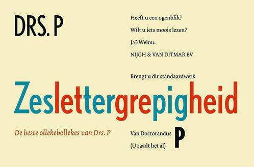 Zeslettergrepigheid (9789038808789, Drs. P.), Antiquités & Art, Antiquités | Livres & Manuscrits, Envoi