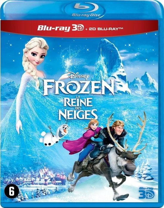 Frozen 3D en 2D (blu-ray tweedehands film), Cd's en Dvd's, Blu-ray, Ophalen of Verzenden