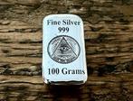 100 gram - Zilver .999 - Illuminati - No Reserve