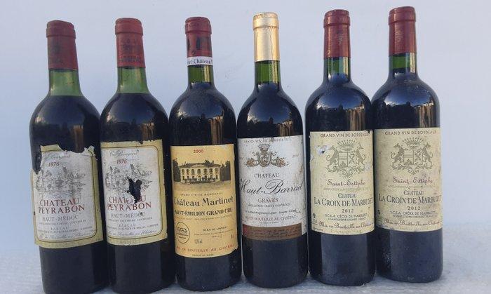 1976 Chateau Peyrabon;2000 Chateau Martinet; 2000 Chateau, Collections, Vins