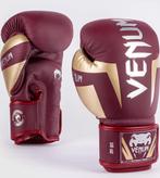Venum Elite (Kick)Bokshandschoenen Burgundy Gold, Verzenden, Nieuw, Bokshandschoenen