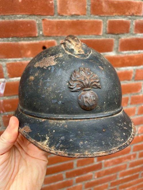 Frankrijk - WW1 French Adrian M-15 Helmet - Casque Adrian -, Collections, Objets militaires | Général