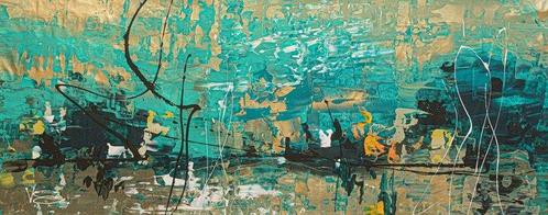 Violeta Endo - Dream in Green . XXL, Antiek en Kunst, Kunst | Schilderijen | Modern