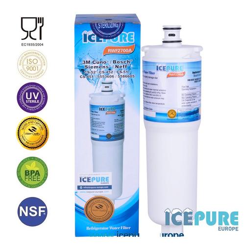 Icepure Waterfilter geschikt voor Siemens Anti-Kalk CS-51, Elektronische apparatuur, Koelkasten en IJskasten, Verzenden