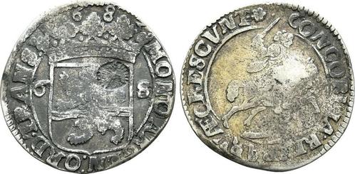 6 Stuiver mit Gegenstempel Holland 1683 Nederland:, Postzegels en Munten, Munten | Europa | Niet-Euromunten, België, Verzenden