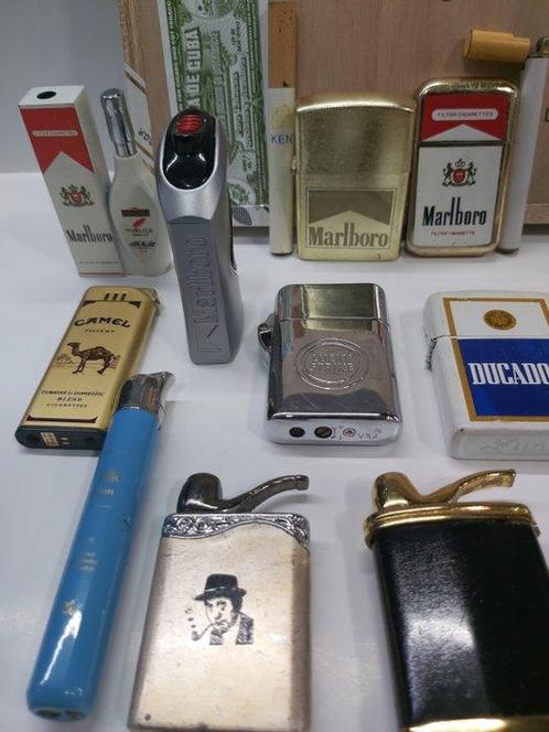 marlboro, fortuna, Winston, Kent, caja Flor del Cano, etc -, Verzamelen, Rookartikelen, Aanstekers en Luciferdoosjes