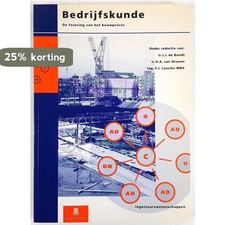Bedrijfskunde fasering van bouwproces 9789040108198 BONDT, Livres, Livres scolaires, Envoi