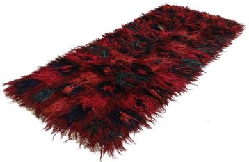 Tapis Kilim tissé à la main de créateur moderne et végétal
