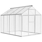 vidaXL Volière dextérieur Aluminium 178 x 242 x 192 cm, Dieren en Toebehoren, Verzenden